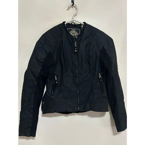 Roland Sands Design Jacket Women's Size Medium Motorcycle Utility Padded Coat - Picture 4 of 12
